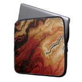 ABSTRAKTES ROTES UND GRAUES WALLPAPIER LAPTOPSCHUTZHÜLLE (Vorderseite Links)