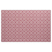 Abstraktes rotes und weißes geometrisches Muster Stoff (Fat Quarter (45,7 x 55,9 cm))