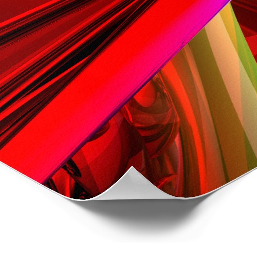 Abstraktes Runaway-Poster Poster (Ecke)