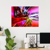 Abstraktes Runaway-Poster Poster (Heimbüro)