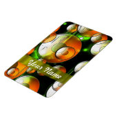 Abstraktes Rundmuster Magnet (Linke Seite)