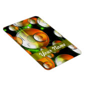 Abstraktes Rundmuster Magnet (Rechte Seite)