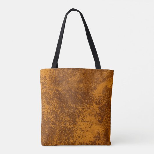 Abstraktes rustikales Goldpapier Tasche (Rückseite)