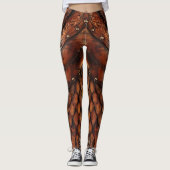 Abstraktes Rüstungsdesign auf Leggings (Vorderseite)