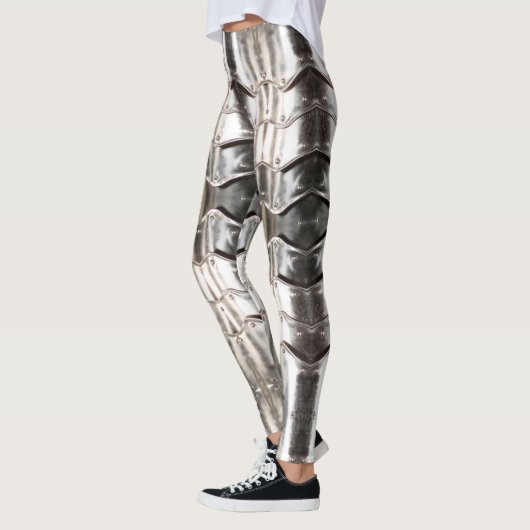 Abstraktes Rüstungsdesign Leggings (Links)