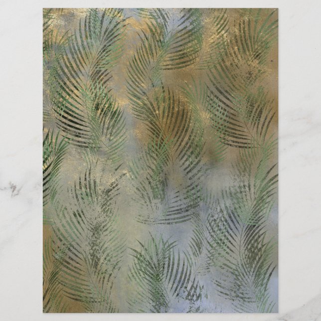 Abstraktes Safari Grunge Scrapbook (Rückseite)