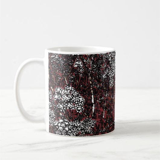 Abstraktes Samphire-Design Kaffeetasse (Links)