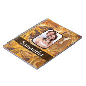 Abstraktes Sandsteinmuster Notizblock (Linke Seite)