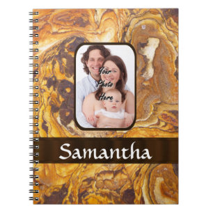 Abstraktes Sandsteinmuster Notizblock