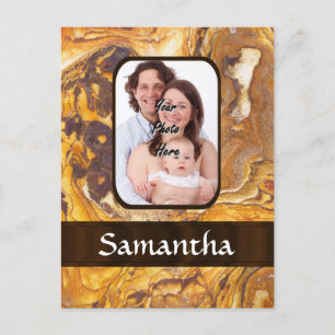 Abstraktes Sandsteinmuster Postkarte