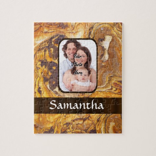 Abstraktes Sandsteinmuster Puzzle (Vertikal)