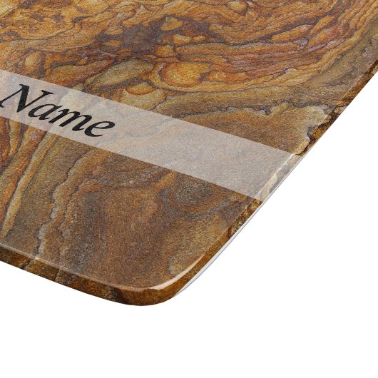 Abstraktes Sandsteinmuster Schneidebrett (Ecke)