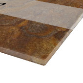 Abstraktes Sandsteinmuster Schneidebrett (Ecke)