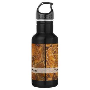 Abstraktes Sandsteinmuster Trinkflasche