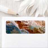 Abstraktes Sandstrandmuster mit Schaumwasser (Insitu)