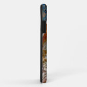 Abstraktes Sandstrandmuster mit Schaumwasser Case-Mate iPhone Hülle (Hinten/Rechts)