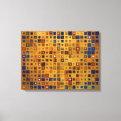 Abstraktes Schachmuster Leinwanddruck (Vorderseite)