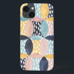Abstraktes Schaltmuster iPhone 13 Hülle<br><div class="desc">Abstraktes Kreismuster Künstler: Grace Popp. Bild-ID: 150359D.</div>