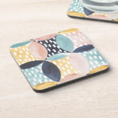 Abstraktes Schaltmuster Getränkeuntersetzer (Linke Seite)