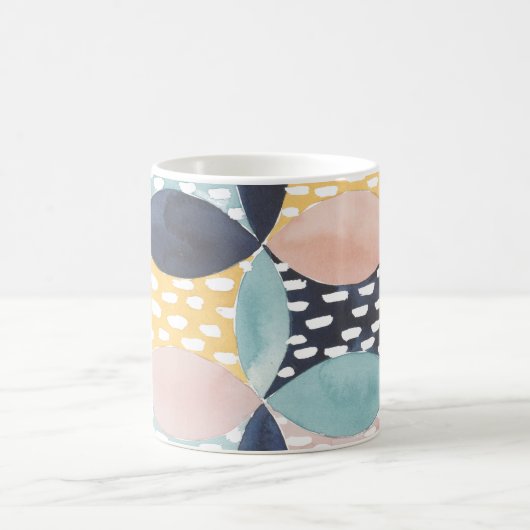 Abstraktes Schaltmuster Kaffeetasse (Mittel)