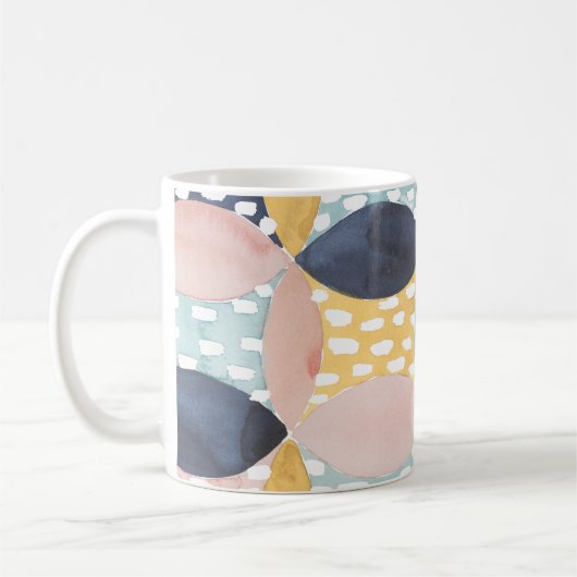 Abstraktes Schaltmuster Kaffeetasse (Links)