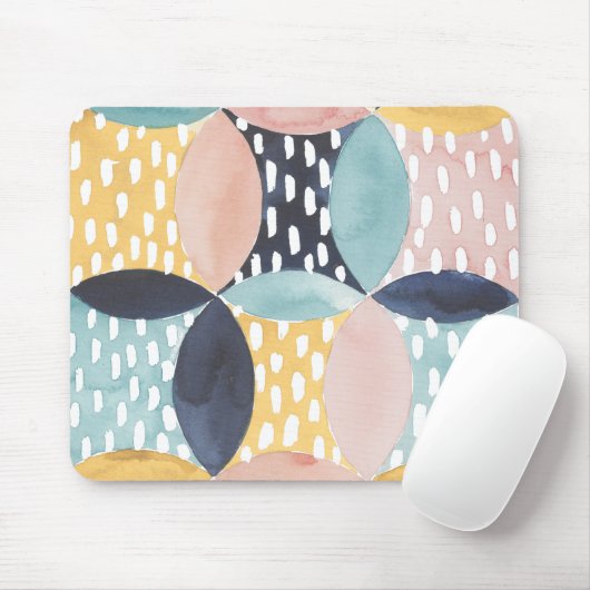 Abstraktes Schaltmuster Mousepad (Mit Mouse)