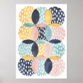 Abstraktes Schaltmuster Poster (Vorne)