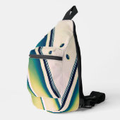 Abstraktes Schiff in Blue Sling Bag (Rechte Ecke)