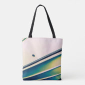 Abstraktes Schiff in Blue Tote Bag Tasche (Rückseite)
