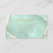 Abstraktes Schiff wünscht Brunnen V1 Minze ID827 Begleitkarte (Vorderseite)