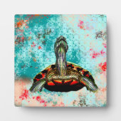 Abstraktes Schildkrötenwerk Fotoplatte (Vorderseite)