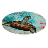 Abstraktes Schildkrötenwerk Schneidebrett (Ecke)