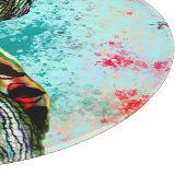 Abstraktes Schildkrötenwerk Schneidebrett (Ecke)