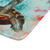 Abstraktes Schildkrötenwerk Schneidebrett (Ecke)