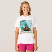 Abstraktes Schildkrötenwerk T-Shirt (Vorne ganz)