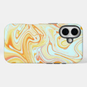 Abstraktes schlanke iPhone16 Gehäuse - trendiges M Case-Mate iPhone Hülle (Rückseite (Horizontal))