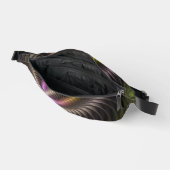 Abstraktes schlankes, buntes 3D-Fraktal Bauchtasche (Offen)