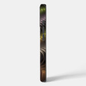 Abstraktes schlankes, buntes 3D-Fraktal Case-Mate iPhone Hülle (Rückseite / Links)