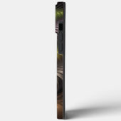 Abstraktes schlankes, buntes 3D-Fraktal Case-Mate iPhone Hülle (Rückseite / Links)