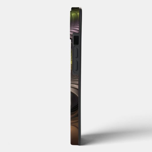 Abstraktes schlankes, buntes 3D-Fraktal Case-Mate iPhone Hülle (Rückseite / Links)