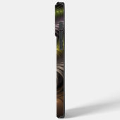 Abstraktes schlankes, buntes 3D-Fraktal Case-Mate iPhone Hülle (Rückseite / Links)