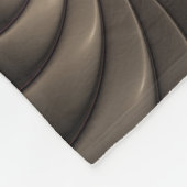Abstraktes schlankes, buntes 3D-Fraktal Fleecedecke (Ecke)