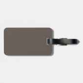 Abstraktes schlankes, buntes 3D-Fraktal Gepäckanhänger (Rückseite horizontal)