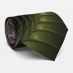 Abstraktes schlankes, buntes 3D-Fraktal Krawatte