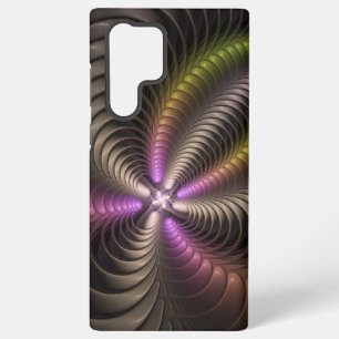 Abstraktes schlankes, buntes 3D-Fraktal Samsung Galaxy Hülle