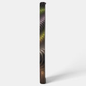 Abstraktes schlankes, buntes 3D-Fraktal Samsung Galaxy Hülle (Linke Seite)