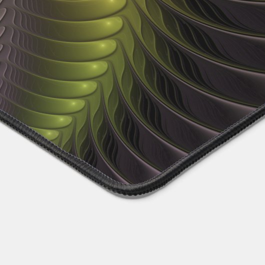 Abstraktes schlankes, buntes 3D-Fraktal Schreibtischunterlage (Ecke)