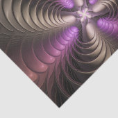 Abstraktes schlankes, buntes 3D-Fraktal Seidenpapier (Detail)