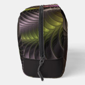 Abstraktes schlankes, buntes 3D-Fraktal Waschbeutel (Rechts)