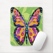 Abstraktes Schmetterlingsgemälde Mousepad (Mit Mouse)